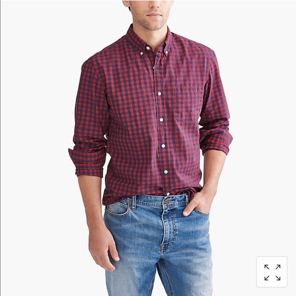 BNWT Slim Flex wash shirt in plaid
